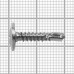Саморезы для металла с пресс-шайбой нержавеющая сталь сверлоконечные 4.2x19, 120 шт.