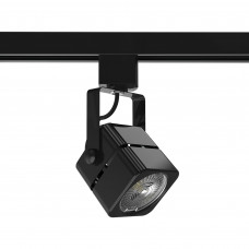 Трековый светильник Gauss со сменной лампой GU10 50 Вт 2 м² форма куб цвет чёрный