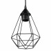 Подвесной светильник Byron 1хE27Х60 Вт, диаметр 16 см, металл, цвет чёрный