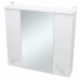 Шкаф зеркальный «Венеция» 75 см цвет белый