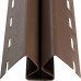 Угол внутренний для фасадных панелей Fineber цвет коричневый