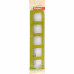 Рамка для розеток и выключателей Legrand Etika 5 постов, цвет зеленый папоротник