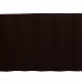 Лента бордюрная декоративная «Гофра» высота 20 см цвет  коричневый