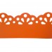 Лента бордюрная декоративная «Naterial» высота 15 см цвет  оранжевый