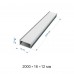 Профиль для светодиодной ленты 12 мм универсальный глубокий 2 м