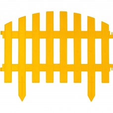 Штакетник «Волна» 3 м цвет жёлтый