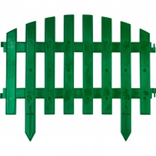 Штакетник «Волна» 3 м цвет зелёный