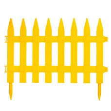 Штакетник «Частокол» 3 м цвет жёлтый