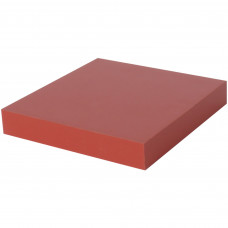 Полка мебельная прямая 230x235x38 мм, МДФ, цвет красный