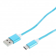 Кабель Oxion USB Type-C 1.5 м, цвет синий