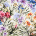 Штора на ленте «Сиреневые цветы», 140х260 см, цвет сиреневый