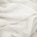 Тюль на ленте «Тиснение, листья», 250х180 см, цвет молочный