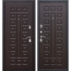 Дверь входная металлическая Сенатор 12 см, 860 мм, левая, цвет венге