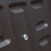 Дверь входная металлическая Сенатор 12 см, 860 мм, левая, цвет венге