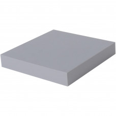 Полка мебельная прямая 230x235x38 мм, МДФ, цвет серый