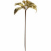 Украшение «Листочек дерева» 17 см цвет золото