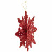 Украшение новогоднее «Снежинка Классика», 4 см, пластик, цвет красный