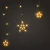 Электрогирлянда комнатная AuraLight «Млечный Путь» 3x1м 12 звезд и 120 LED теплый желтый свет