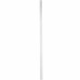 Плинтус напольный МДФ под покраску 8 см 2.4 м цвет белый