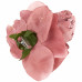 Украшение новогоднее «Цветок с блёстками», 8.5 см, полиэстер, цвет розовый