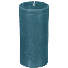 Свеча-столбик «Рустик», 6.8х14 см, цвет синий
