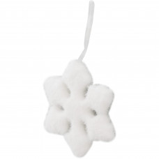 Набор ёлочных украшений «Снежинки» 10 см цвет белый, 3 шт.