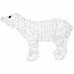 Электрогирлянда-фигура «Медведь» для улицы 300 ламп, 80 см, цвет холодный белый