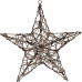 Электрогирлянда-фигура «Звезда» для улицы 20 ламп, 40 см, цвет тёплый белый