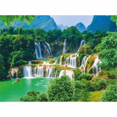 Фотообои Водопад в горах бумажные, 280x200 см
