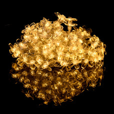 Электрогирлянда комнатная AuraLight «Ночная орхидея» 10м 80 LED теплый желтый свет