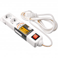 Сетевой фильтр Защита Про 10 А 4 розетки 1.8 м выключатель цвет белый Сетевой фильтр Защита Про 10 А 4 розетки 1.8 м выключатель цвет белый