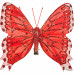 Ёлочное украшение на клипсе «Бабочка» цвет красный