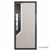 Дверь входная металлическая Берн, 950 мм, правая, цвет графит/белое дерево