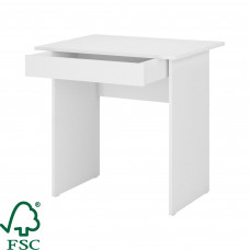 Письменный стол Милан с ящиком, 76.5х74.5 см, цвет белый