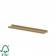 Полка мебельная Spaceo Oak, 600x100x12 мм, МДФ, цвет дуб