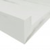 Полка мебельная Spaceo White Marble, 600x100x12 мм, МДФ, цвет белый мрамор