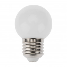 Лампа светодиодная E27 5 LED ø45 мм шар, нейтральный цвет белый