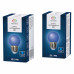 Лампа светодиодная E27 5 LED ø45 мм шар, цвет синий IP65