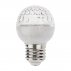 Лампа светодиодная E27 9 LED ø50 мм шар, нейтральный цвет белый IP65