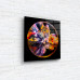 Картина на стекле «Космо» 40x40 см цвет оранжевый