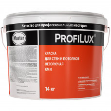 Краска для стен и потолков Profilux цвет белый 14 кг