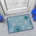 Коврик «Снежок» 40x60 см, полиамид, цвет синий