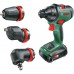 Дрель-шуруповерт аккумуляторная Bosch AdvancedDrill 18, 06039B5008, 18 В Li-ion 2.5 Ач, с набором насадок