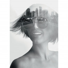 Постер «Городская девчонка» 50x70 мм