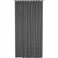 Штора на ленте «Мираж» 200x300 см цвет серый