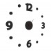 Часы настенные 70-80D черный