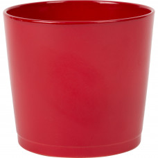 Кашпо керамическое ø15 см красное
