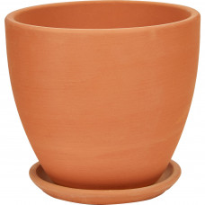 Горшок для цветов Терра № 2 высокий овал ø12 см v0.5 л бежевый Горшок для цветов Терра № 2 высокий овал ø12 см v0.5 л бежевый