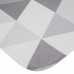 Коврик для ванной комнаты Swensa Hugge 80x50 см цвет серый