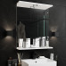 Зеркало «Руан» с подсветкой 65x74 см цвет белый